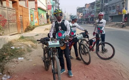 জলবায়ু পরিবর্তনে সচেতনতা বৃদ্ধি, তিন বন্ধুর অন্যরকম উদ্যোগ