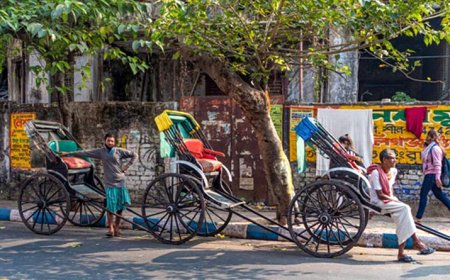 বাংলাদেশি পর্যটক না থাকায় মানবেতর জীবন কাটাচ্ছে কলকাতার রিকশাচালকরা