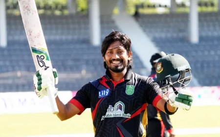 ১১ বছর পর টি-টোয়েন্টিতে বিজয়ের সেঞ্চুরি, ঢাকাকে হারাল খুলনা