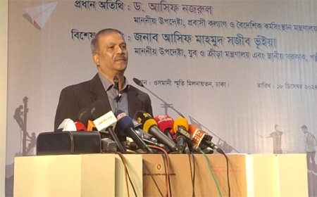 হাসিনার পতনের পর দেশে রেমিট্যান্স ২৬ শতাংশ বেড়েছে : আসিফ নজরুল