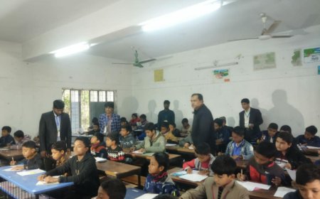 বানেশ্বরে কিশোরকন্ঠ মেধাবৃত্তি পরীক্ষা অনুষ্ঠিত