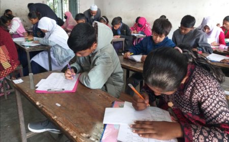 মেধার উন্নয়নে মোল্লা আবদুর রহমান শিক্ষা বৃত্তি পরীক্ষা অনুষ্ঠিত