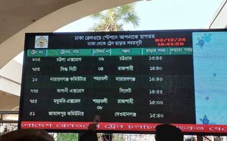 কমলাপুর স্টেশনে ডিসপ্লেতে হঠাৎ পর্নো ভিডিও, পাথর ছুড়ে ভাঙা হলো মনিটর