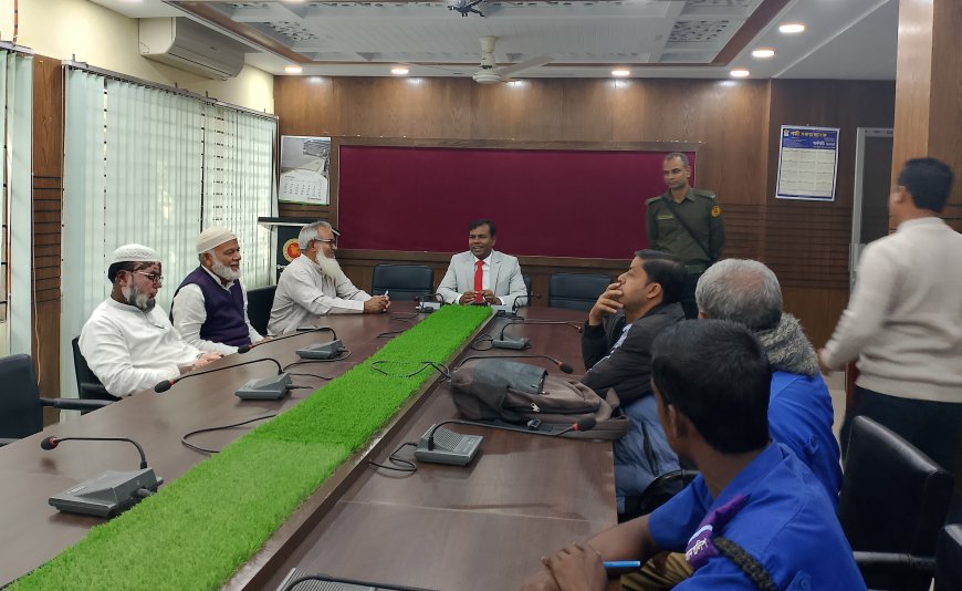 আত্রাইয়ে গ্রাম পুলিশের সাথে উপজেলা নির্বাহী অফিসারের মতবিনিময়