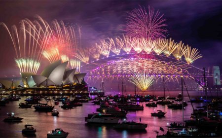 বর্ণিল আয়োজনে অস্ট্রেলিয়া-নিউজিল্যান্ডে নববর্ষবরণ