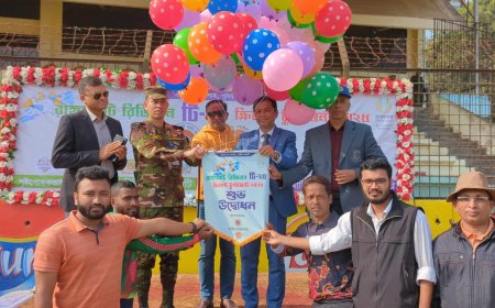 রাঙ্গামাটি রিজিয়ন টি-২০ ক্রিকেট টুর্ণামেন্টের উদ্বোধন