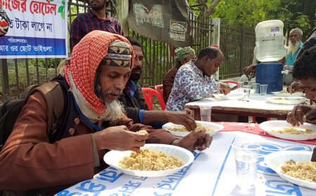 রাজবাড়ীতে ‘ভালো কাজের হোটেল’ যেখানে মিলবে বিনা টাকায় খাবার