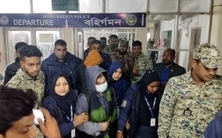 ভারতে পালানোর সময় ইডেন কলেজ ছাত্রলীগ নেত্রী সুস্মিতা আটক