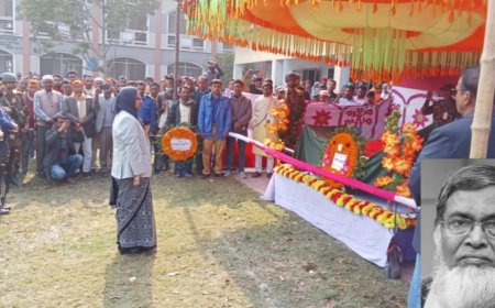 রাষ্ট্রীয় মর্যাদায় বীর প্রতীক আজাদ আলীর দাফন সম্পন্ন