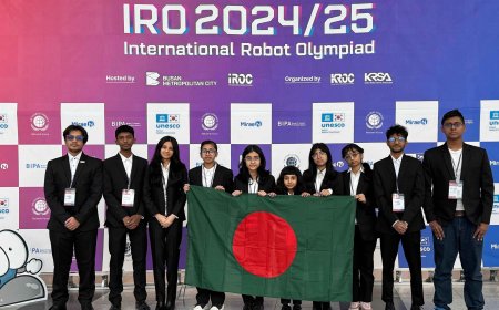 আন্তর্জাতিক রোবট অলিম্পিয়াডে ১০ পদক পেল বাংলাদেশ