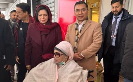 হাসপাতাল থেকে ছেলের বাসায় ফিরেছেন খালেদা জিয়া