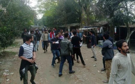 বশেমুরবিপ্রবিতে ছাত্রলীগের হামলায় সাংবাদিক সমন্বয়কসহ আহত ৪