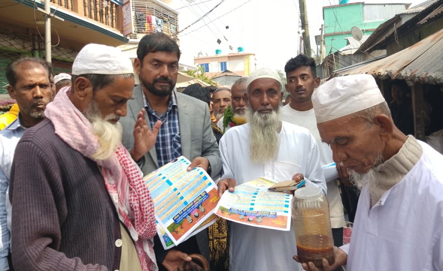 নির্বাচন সামনে রেখে প্রচারণায় ব্যস্ত সময় পার করছেন মশিউর রহমান আকন