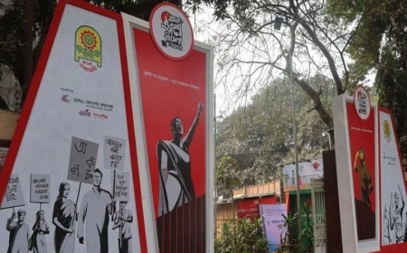 পর্দা উঠল অমর একুশে বইমেলার, উদ্বোধন করলেন প্রধান উপদেষ্টা