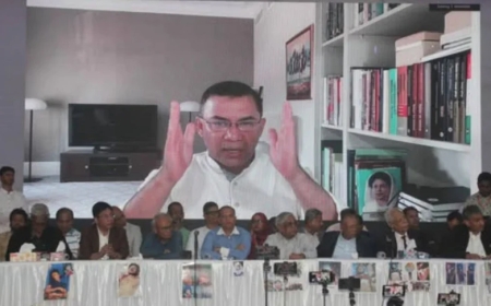 শেখ হাসিনাকে দ্রুত বিচারের আওতায় আনতে হবে : তারেক রহমান