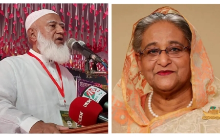 শেখ হাসিনাকে নিয়ে জামায়াত আমিরের ফেসবুক স্ট্যাটাস