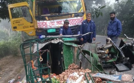 ঝালকাঠিতে দূর্ঘটনার কবলে সেনাবাহিনী কর্মী, নিহত ১