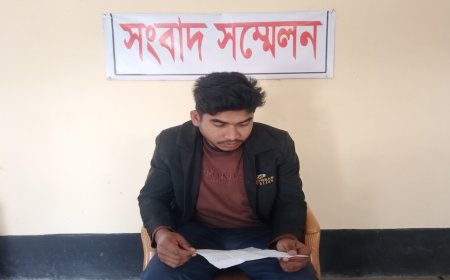 বীরগঞ্জ জমি রক্ষায় আইনগত সহযোগিতা চেয়ে সাংবাদিক সম্মেলন