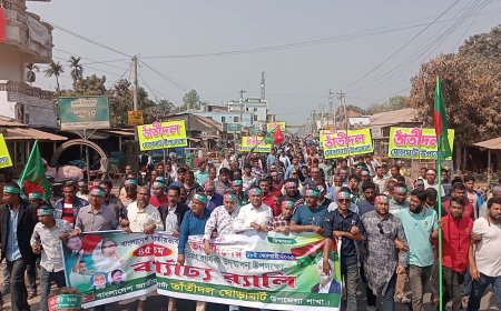 ঘোড়াঘাটে তাতীঁদলের ৪৫তম প্রতিষ্ঠা বার্ষিকী উদযাপন