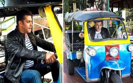 দুবাইয়ে অটো চালাচ্ছেন সালমান খান!