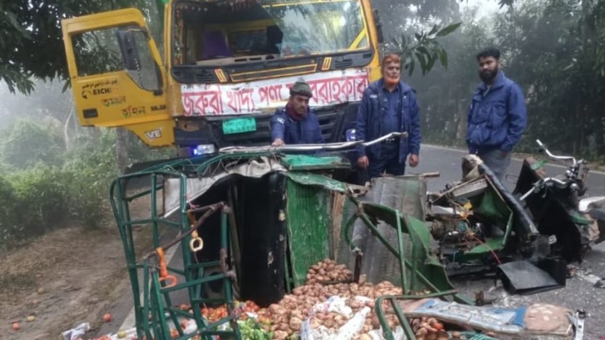 ঝালকাঠিতে দূর্ঘটনার কবলে সেনাবাহিনী কর্মী, নিহত ১