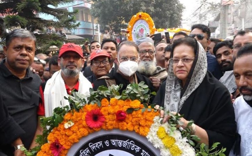 সিরাজগঞ্জে বিএনপির মাতৃভাষা দিবস পালন