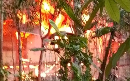 ঝালকাঠিতে বসতঘরে অগ্নিসংযোগের অভিযোগ, ১০ লক্ষাধিক টাকার ক্ষতি