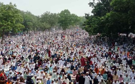 শোলাকিয়ায় নতুন রেকর্ড, ৬ লাখ মুসল্লির অংশগ্রহণে ঈদ জামাত
