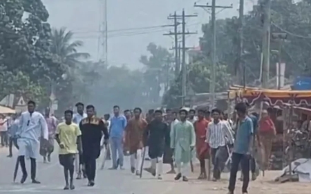 ঈদের নামাজ শেষে ‘জয় বাংলা’ স্লোগান, আ. লীগ-বিএনপি সংঘর্ষ