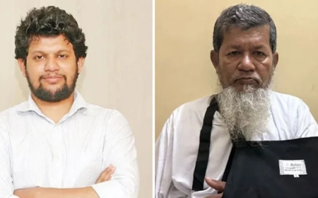 রামগঞ্জে উপদেষ্টা মাহফুজ আলমের বাবার ওপর হামলা