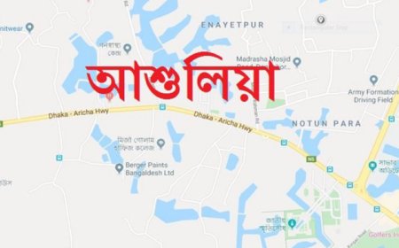 আশুলিয়ায় খোলা ড্রেনে যাত্রীবাহী লেগুনা পড়ে ২ পোশাক শ্রমিক নিহত