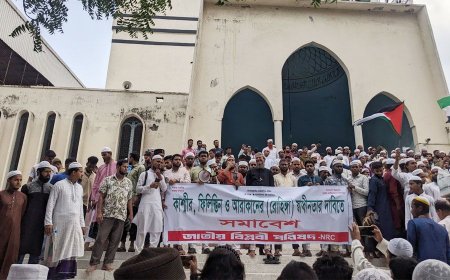 ভারতে মুসলমানদের ওপর গেরুয়া সন্ত্রাসের প্রতিবাদে ঢাকায় বিক্ষোভ