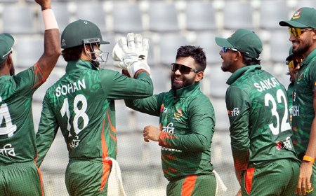 নিউজিল্যান্ডের বিপক্ষে সিরিজ জয় বাংলাদেশের