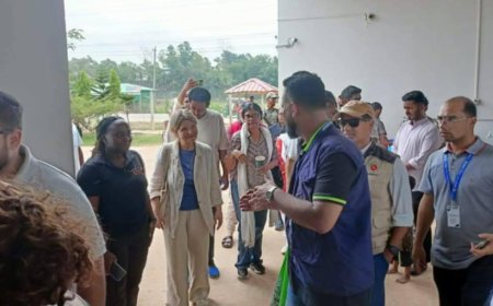 ডেনমার্ক ও যুক্তরাষ্ট্র প্রতিনিধি দলের রোহিঙ্গা ক্যাম্প পরিদর্শন