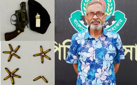 সাভারে রং মিস্ত্রিকে গুলি করে হত্যার ঘটনায় অস্ত্র ও গুলিসহ গ্রেপ্তার ১