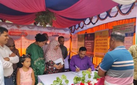 খানসামায় তিন দিনব্যাপী ভূমি মেলা শুরু