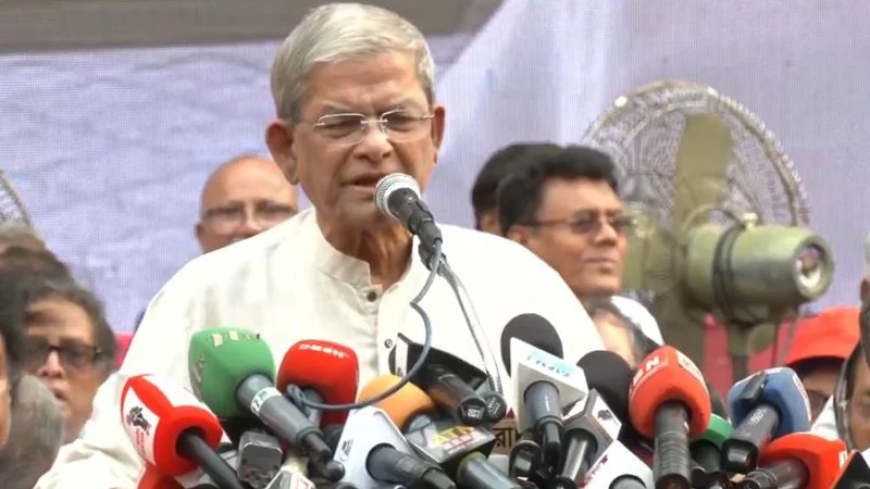 গণতন্ত্রে যাওয়ার ওপরে বাংলাদেশের অস্তিত্ব নির্ভর করছে : মির্জা ফখরুল