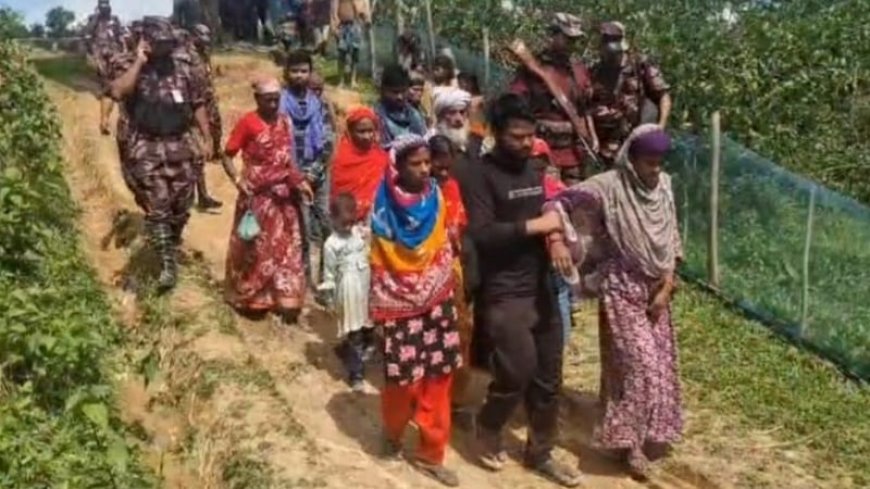 চুনারুঘাট সীমান্তে ১৯ নারী-পুরুষকে পুশইন করল বিএসএফ