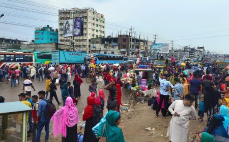 ঈদ যাত্রায় কিছুটা পরিবহন সংকট, কয়েকগুণ ভাড়া আদায়ের অভিযোগ