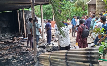 ২০ লাখ টাকা চাঁদা না দেওয়ায় ভাগ্নের বাড়িতে আগুন দিল মাদক ব্যবসায়ী মামা