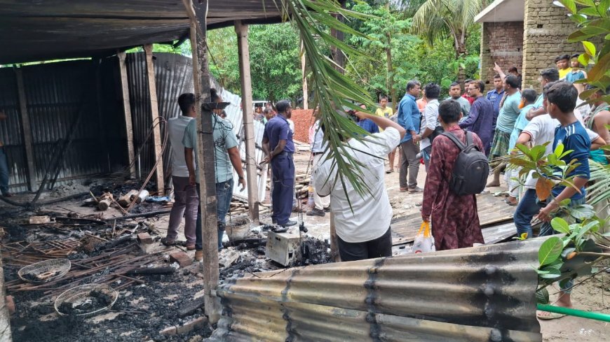 ২০ লাখ টাকা চাঁদা না দেওয়ায় ভাগ্নের বাড়িতে আগুন দিল মাদক ব্যবসায়ী মামা