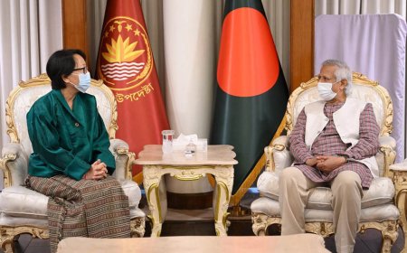 বাংলাদেশের অবকাঠামোগত সুবিধা কাজে লাগান : ভুটানের রাষ্ট্রদূতকে প্রধান উপদেষ্টা