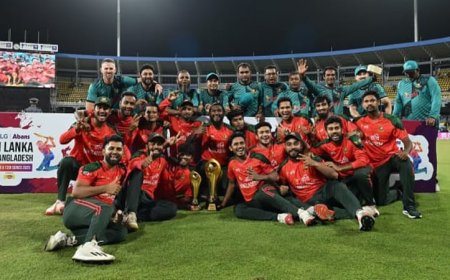 শ্রীলঙ্কাকে উড়িয়ে টি টোয়েন্টি সিরিজ জিতলো বাংলাদেশ