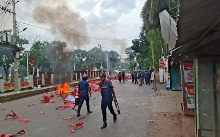 গোপালগঞ্জে সহিংসতা: ৭৫ জনের নাম উল্লেখ করে অজ্ঞাত আরও ৪শ’ জনের নামে মামলা