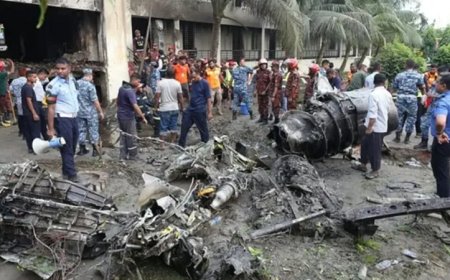 মাইলস্টোনে বিমান দুর্ঘটনা: তদন্তে সরকারের কমিশন গঠন