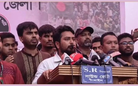 মওলানা ভাসানী না থাকলে শেখ মুজিব তৈরি হতে পারত না : নাহিদ ইসলাম