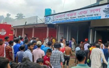 ডিমলায় মিনি পেট্রোল পাম্পে ভয়াবহ অগ্নিকাণ্ড