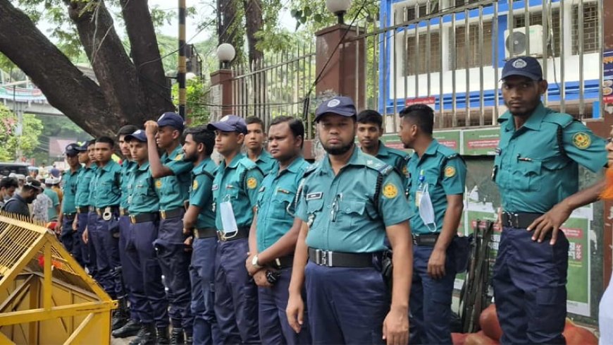 জামায়াতের সমাবেশ ঘিরে সতর্ক অবস্থানে আইনশৃঙ্খলা বাহিনী