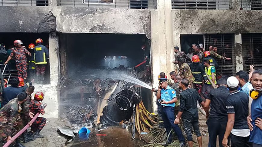 উত্তরায় বিমান বিধ্বস্তে নিহতের সংখ্যা বেড়ে ১৯