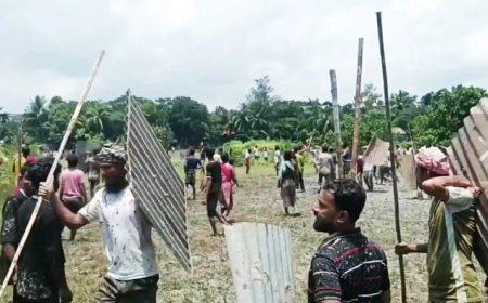 মাইকে ঘোষণা দিয়ে কিশোরগঞ্জে দু’পক্ষের সংঘর্ষ, আহত ৩০